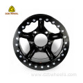 16 Inch Black 6x139.7 Chrome Steel Wheels